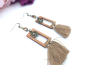 Preview: Boho Stil Ohrringe Vintage Ornament